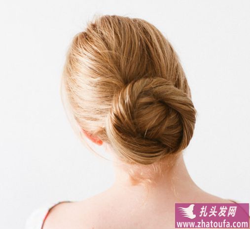 学习盘发发型